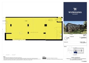 Lokal usługowy U/1 0 - cena 12 300 zł/m2