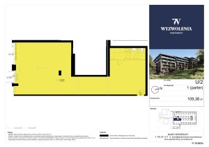 Lokal usługowy U/2 - cena 12 300 zł/m2